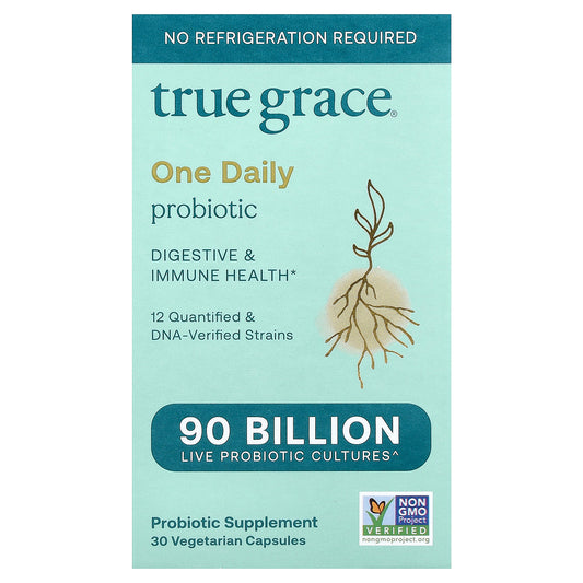 True Grace, One Daily Probiotic, 30 Vegetarian Capsules