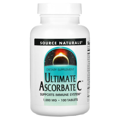 Source Naturals, Ultimate Ascorbate C, 1,000 mg, 100 Tablets