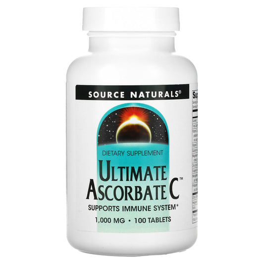 Source Naturals, Ultimate Ascorbate C, 1,000 mg, 100 Tablets