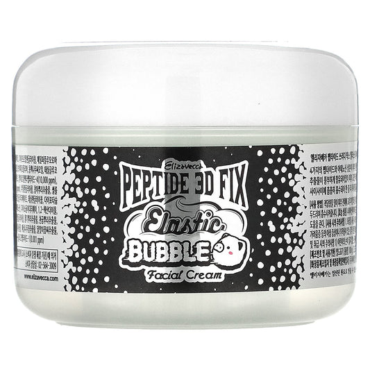 Elizavecca, Peptide 3D Fix Elastic Bubble Facial Cream, 3.53 oz (100 g)