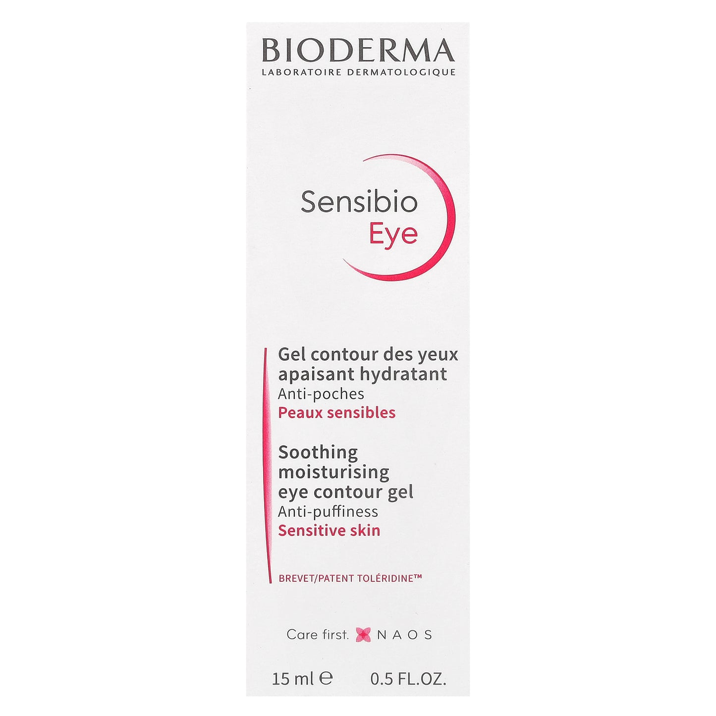 Bioderma, Sensibio Eye, Eye Contour Gel, 0.5 fl oz (15 ml)