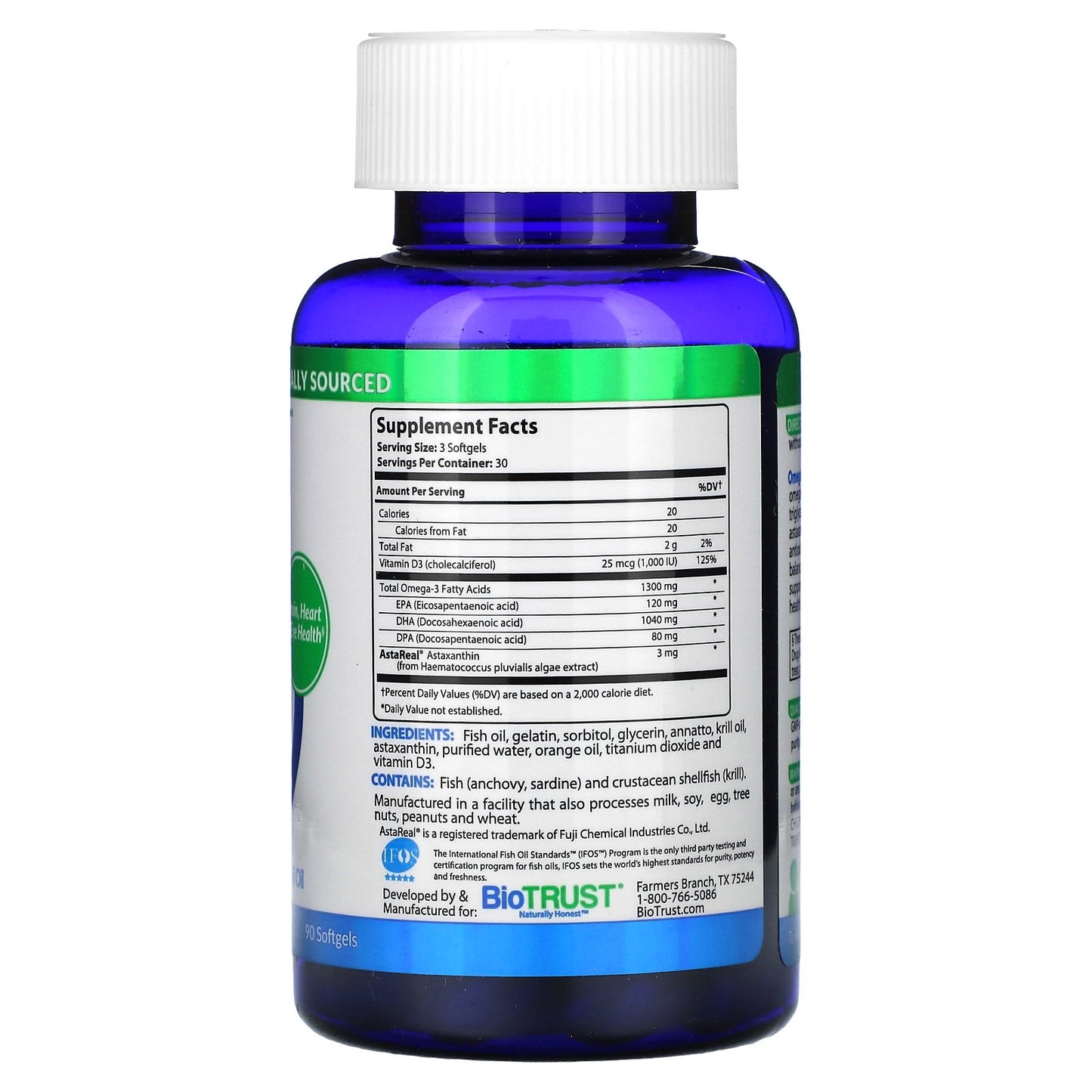 BioTRUST, OmegaKrill, 90 Softgels