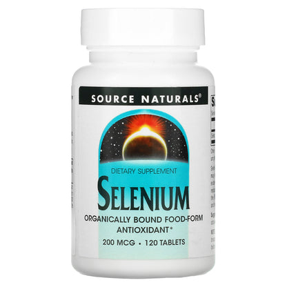 Source Naturals, Selenium, 200 mcg, 120 Tablets