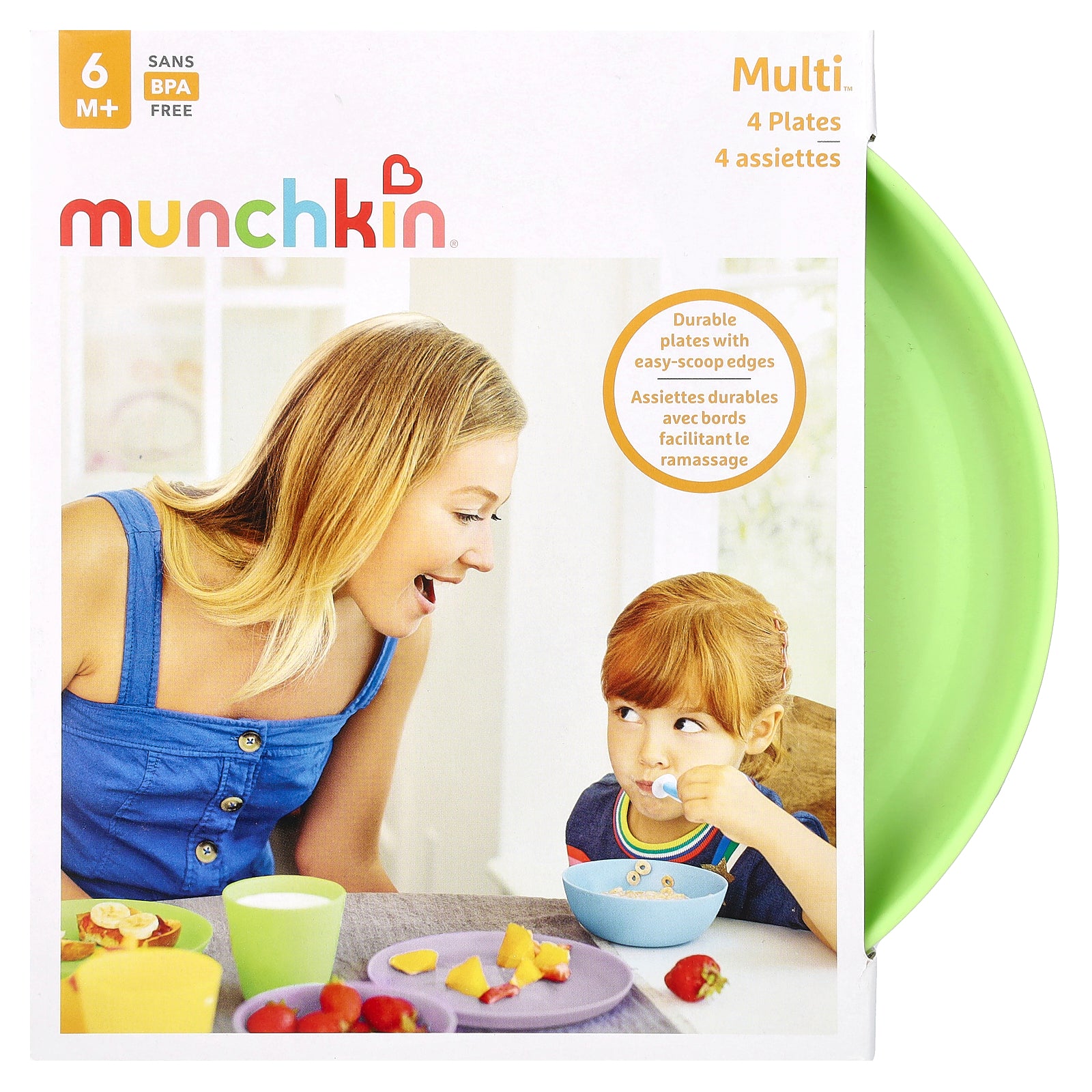 Munchkin, Multi™ Plates, 6 Months+, 4 Count