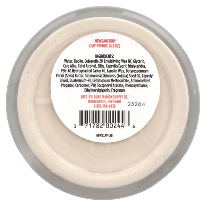 Duke Cannon Supply Co., News Anchor® Clay Pomade , 4.6 oz (130 g)