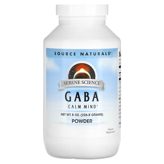 Source Naturals, Serene Science®, GABA Powder, 8 oz (226.8 g)