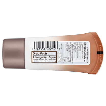 Maybelline, Dream BB Fresh, Skin Hydrating Beauty Balm, SPF 30, 130 Medium/Deep Sheer Tint, 1 fl oz (30 ml)