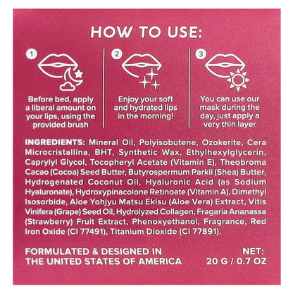 Maree, Overnight Recovery & Renewal Lip Mask, 0.7 oz (20 g)