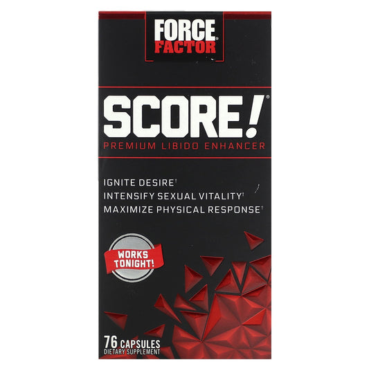 Force Factor, Score!®, Premium Libido Enhancer, 76 Capsules