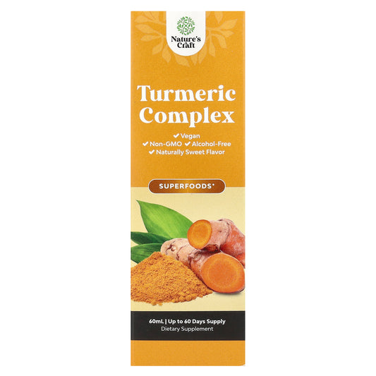 Nature's Craft, Turmeric Complex, Alcohol-Free, Naturally Sweet , 60 ml