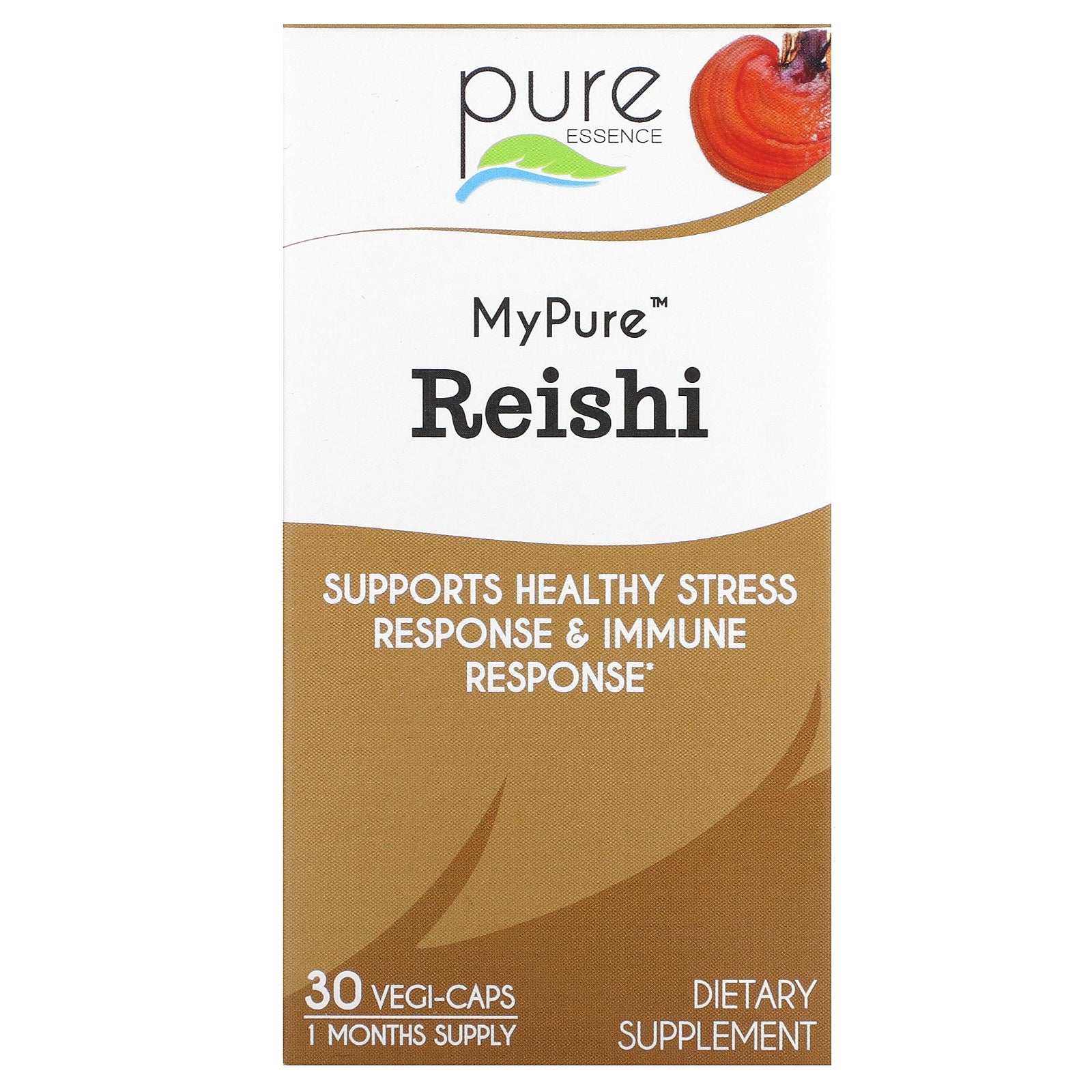 Pure Essence, My Pure, Reishi, 500 mg, 30 Vegi-Caps