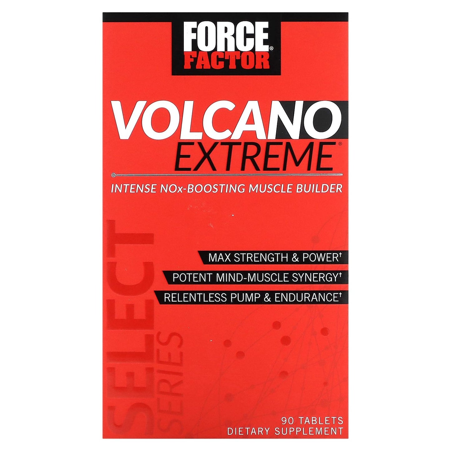 Force Factor, Volcano Extreme, Intense NOx-Boosting Muscle Builder, 90 Tablets