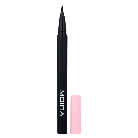 Moira Beauty, Precision Liquid Liner, Waterproof, 01 Black, 0.025 oz (0.7 g)