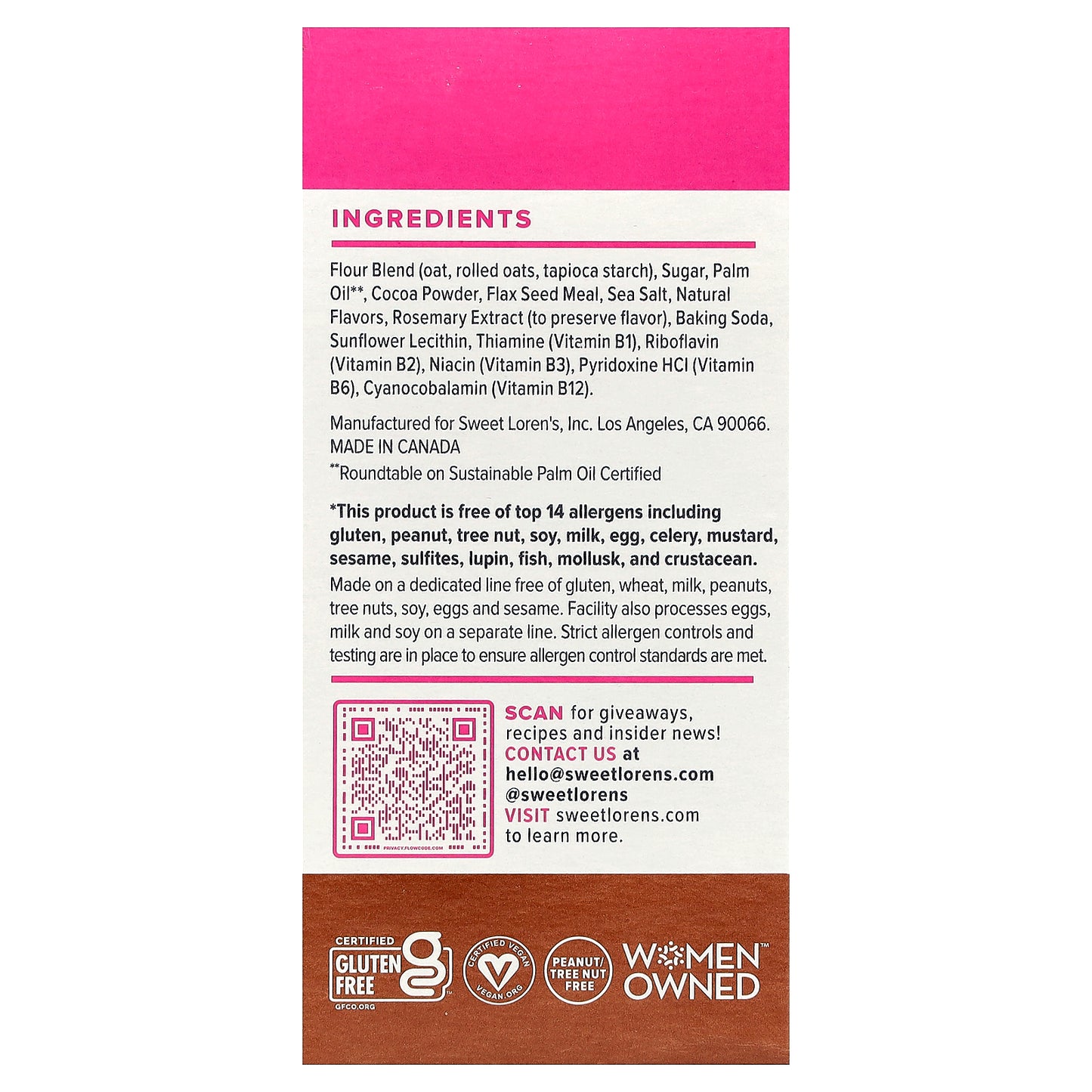 Sweet Loren's, Breakfast Biscuits, Chocolate, 5 Packs, 1.6 oz (45 g) Each