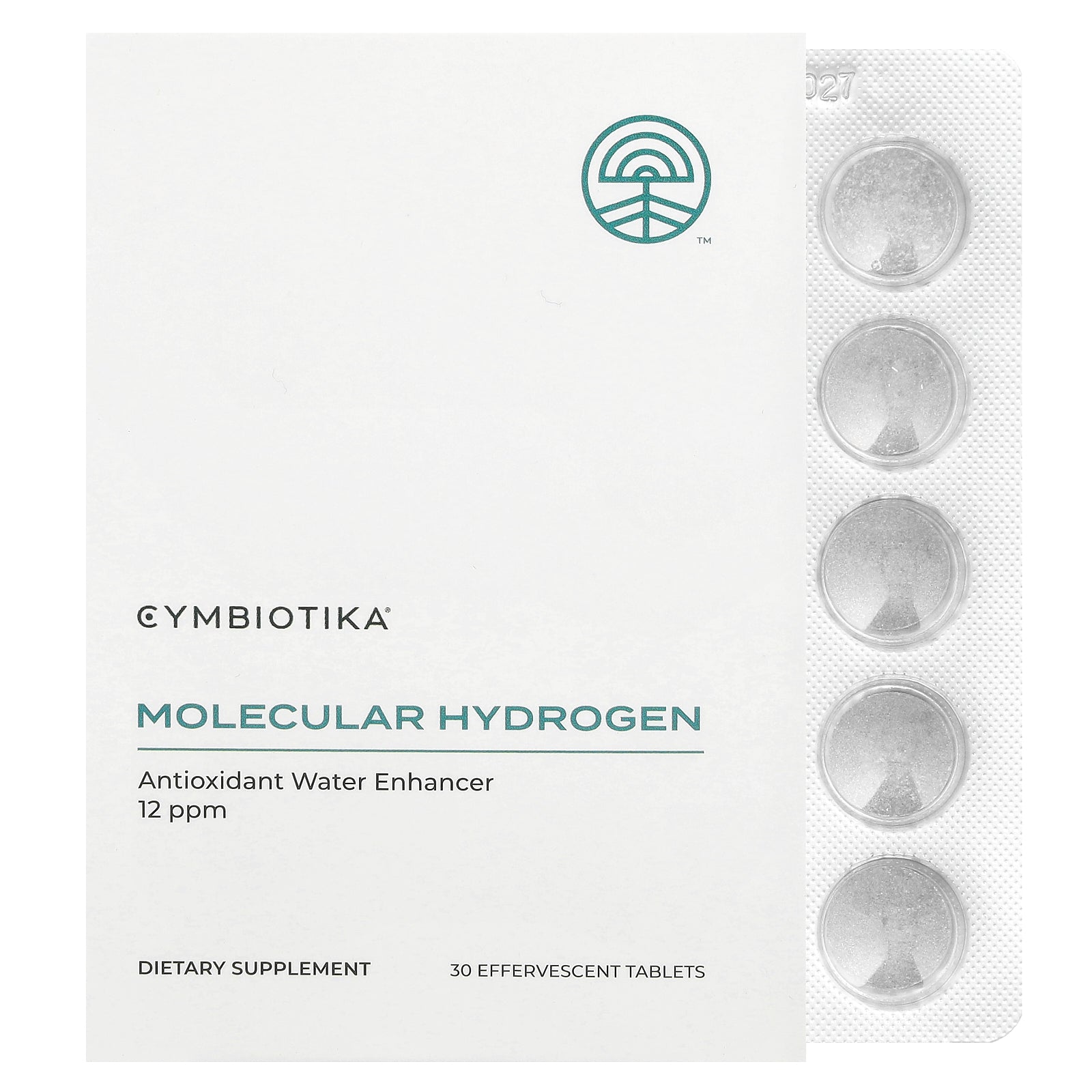 Cymbiotika, Molecular Hydrogen, 30 Effervescent Tablets