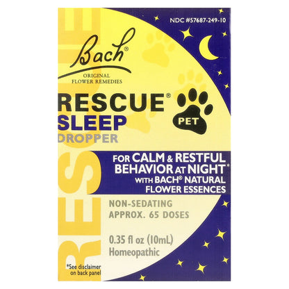 Bach, Rescue Pet, Sleep Dropper, 0.35 fl oz (10 ml)