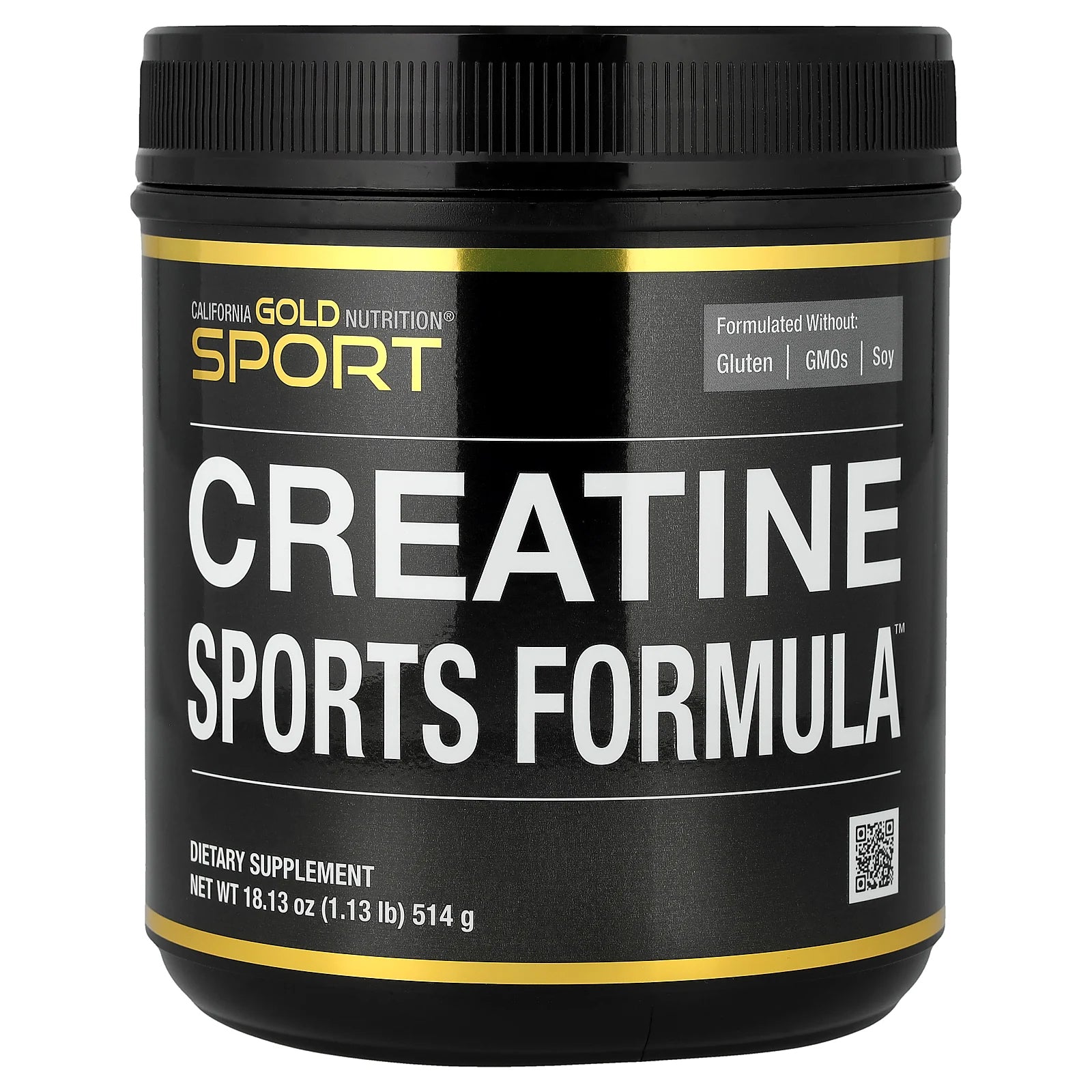 California Gold Nutrition, Sport, Creatine Sports Formula™, with Amino Acid Blend, Beta-Alanine, Beet Juice & Coconut, 1.13 lb (514 g)