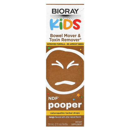 Bioray, Kids, NDF Pooper, Mango, 2 fl oz (59 ml)