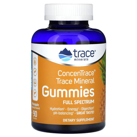 Trace, ConcenTrace, Trace Mineral Gummies, Pineapple, 90 Gummies