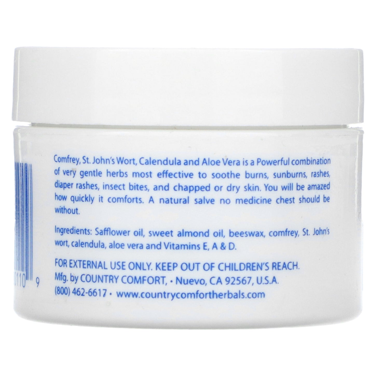 Country Comfort, Herbal Savvy, Comfrey-Aloe Vera, 1 oz (28 g)