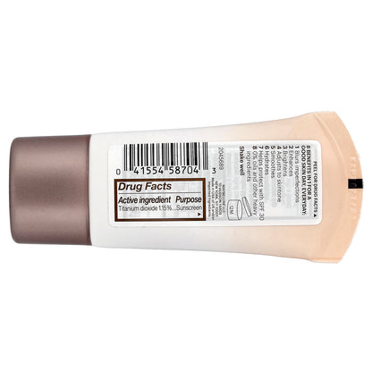 Maybelline, Dream BB Fresh, Skin Hydrating Beauty Balm, SPF 30, 100 Light Sheer Tint, 1 fl oz (30 ml)