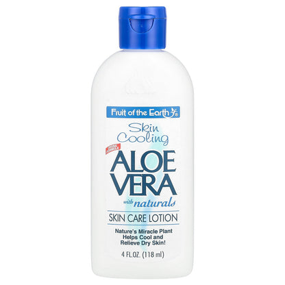Fruit of the Earth, Aloe Vera with Naturals, Skin Care Lotion, 4 fl oz (118 ml)