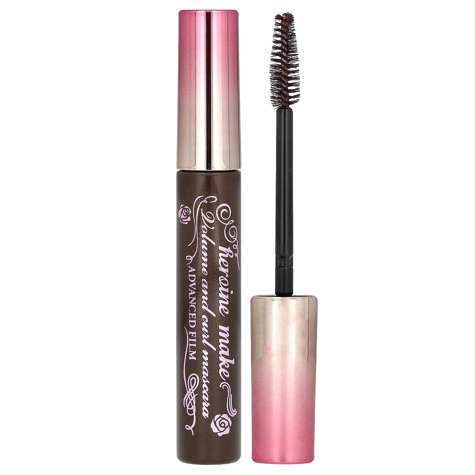 KissMe, Heroine Make, Volume & Curl Mascara Advanced Film, #02 Brown, 0.21 oz (6 g)