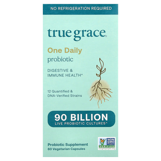 True Grace, One Daily Probiotic, 60 Vegetarian Capsules