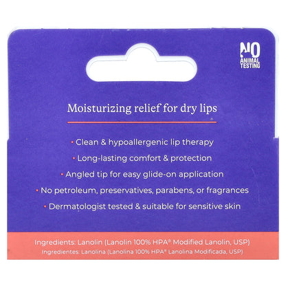 Lansinoh, Lanolin Lip Balm, 2 Pack, 0.25 oz (7 g) Each