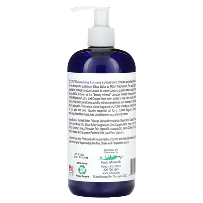 Eidon Ionic Minerals, Mineral Enriched, Moisturizing Lotion, 16 oz (474 ml)