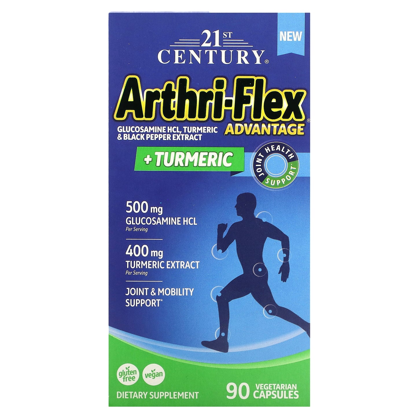 21st Century, Arthri-Flex Advantage + Turmeric, 90 Vegetarian Capsules