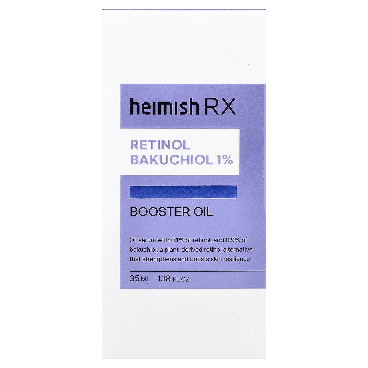 Heimish, RX, Retinol Bakuchiol 1% Booster Oil, 1.18 fl oz (35 ml)