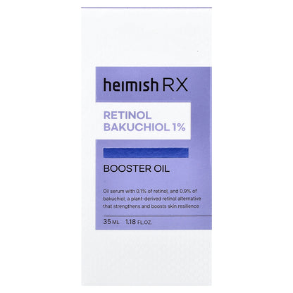 Heimish, RX, Retinol Bakuchiol 1% Booster Oil, 1.18 fl oz (35 ml)