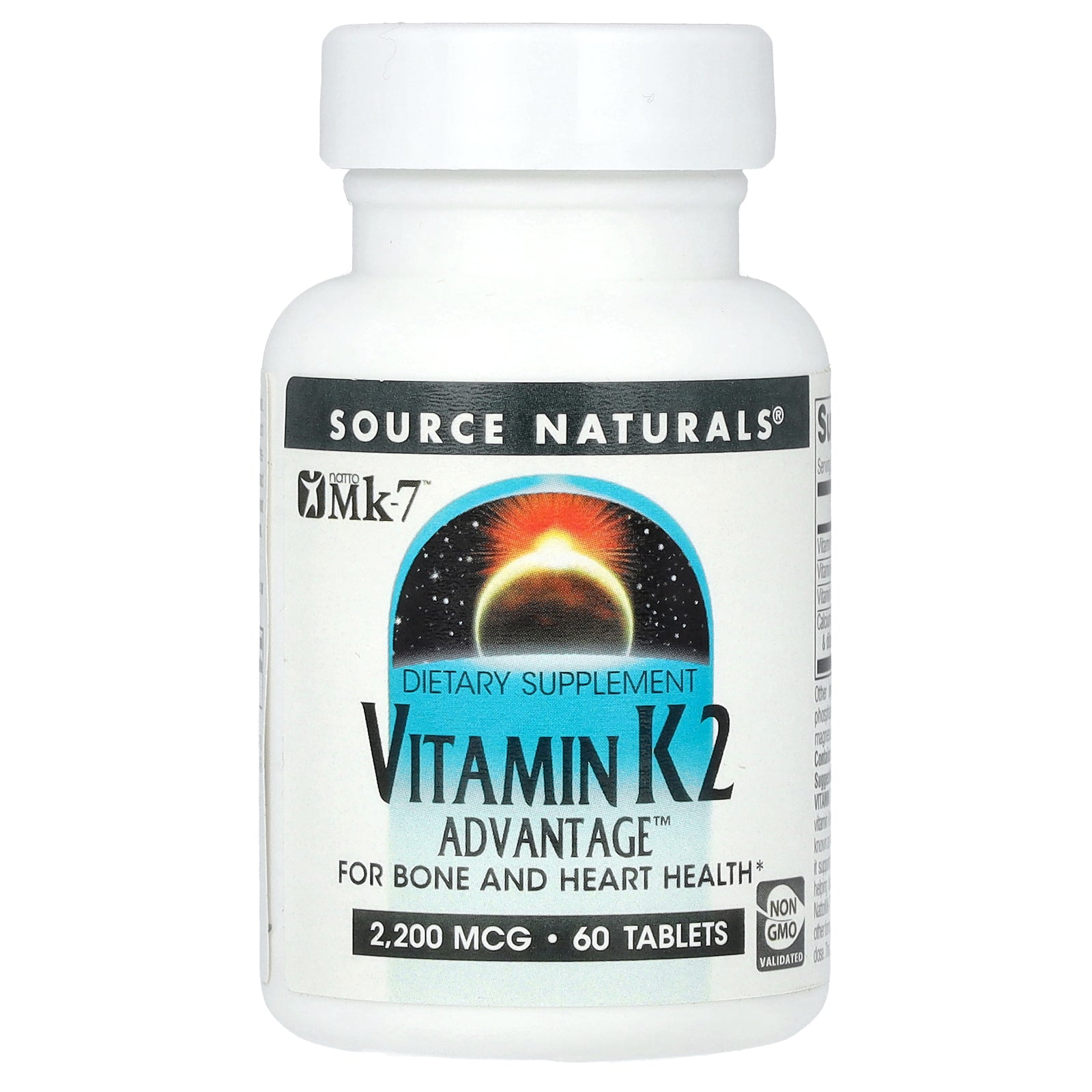 Source Naturals, Vitamin K2, 60 Tablets