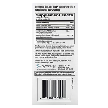 Focus Factor, Blue Light Vision, 60 Capsules