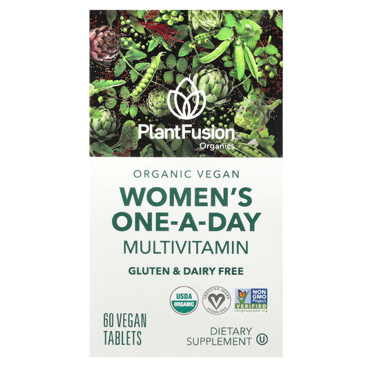 PlantFusion, Women's One-A-Day Mutivitamin, 60 Vegan Tablets