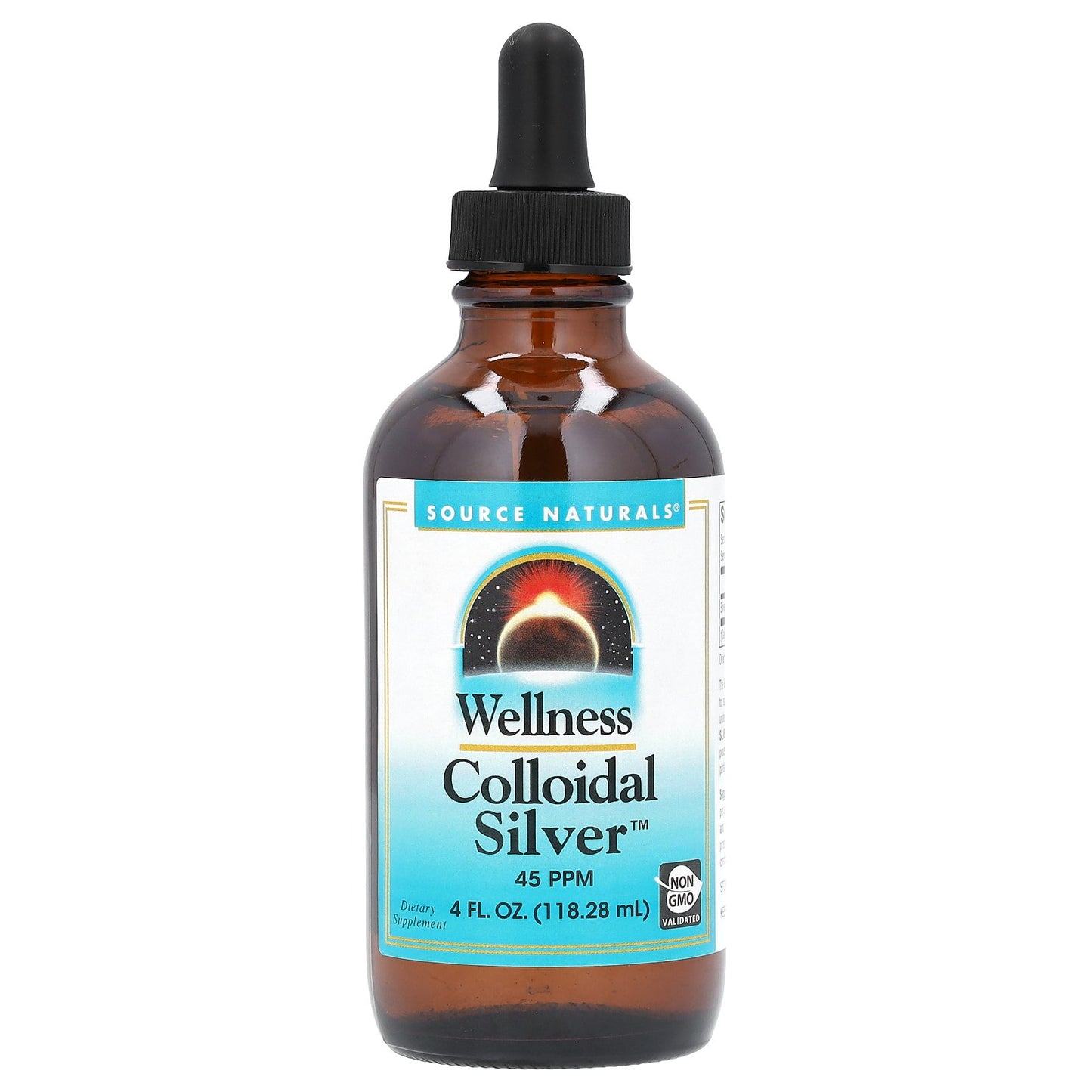 Source Naturals, Wellness Colloidal Silver, 4 fl oz (118.28 ml)