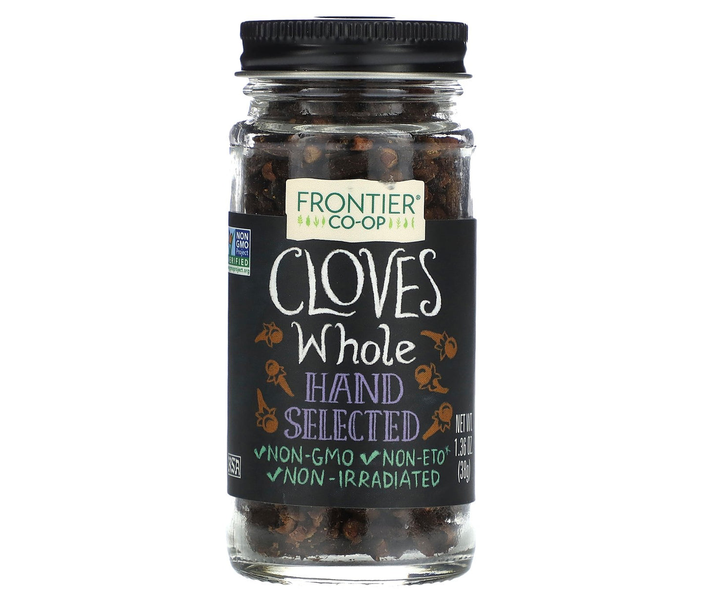 Frontier Co-op, Cloves, Whole, 1.36 oz (38 g)