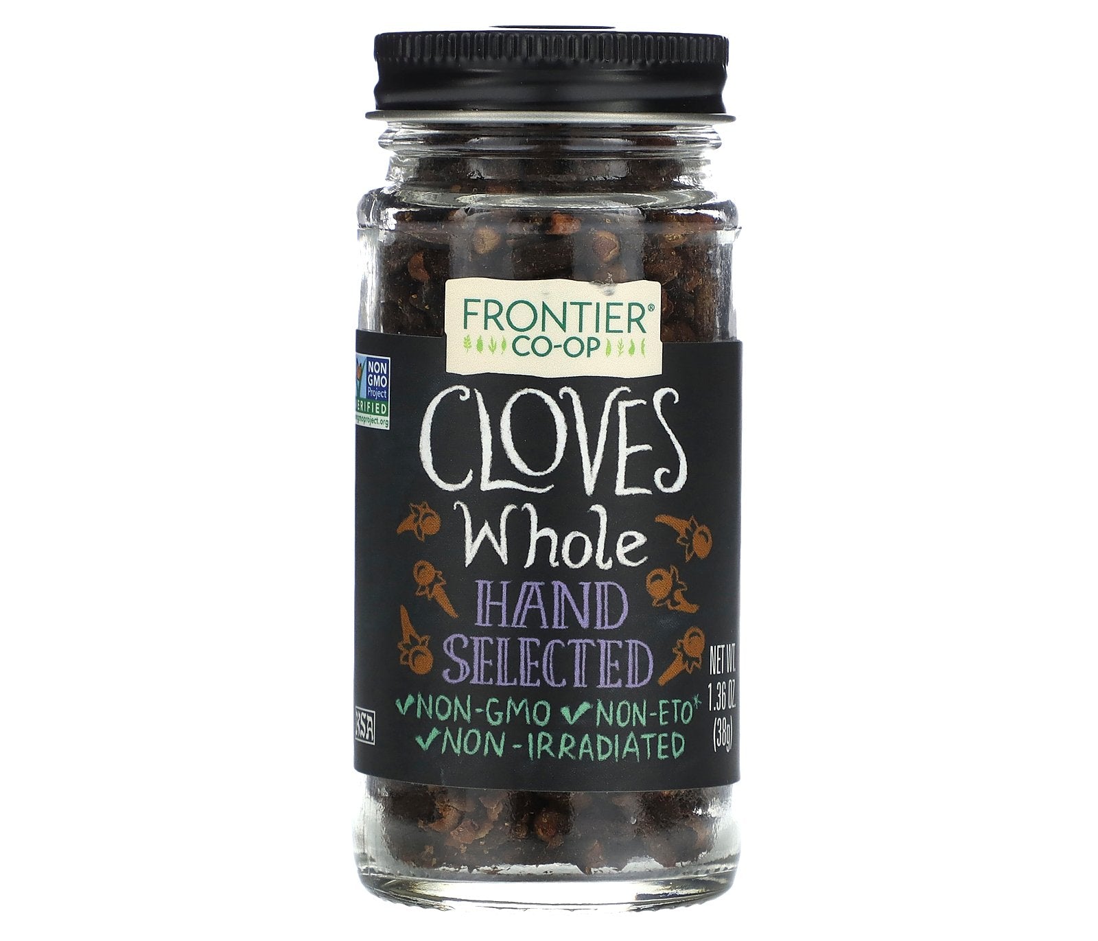 Frontier Co-op, Cloves, Whole, 1.36 oz (38 g)