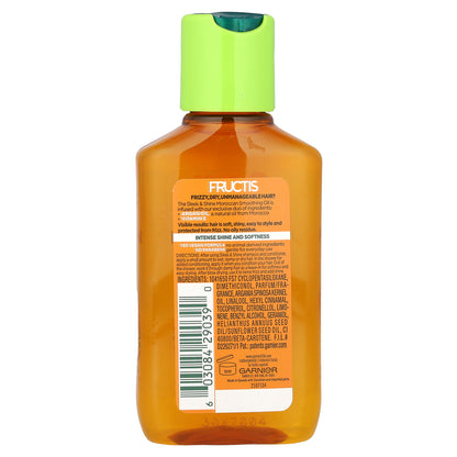 Garnier, Fructis, Sleek & Shine, Moroccan Sleek Smoothing Oil, 3.8 fl oz (111 ml)