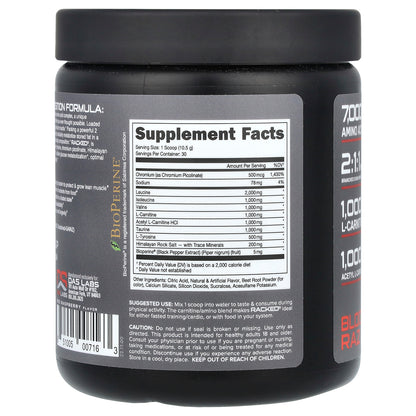 Bucked Up, Racked BCAA, Blood Raz, 11.1 oz (315 g)