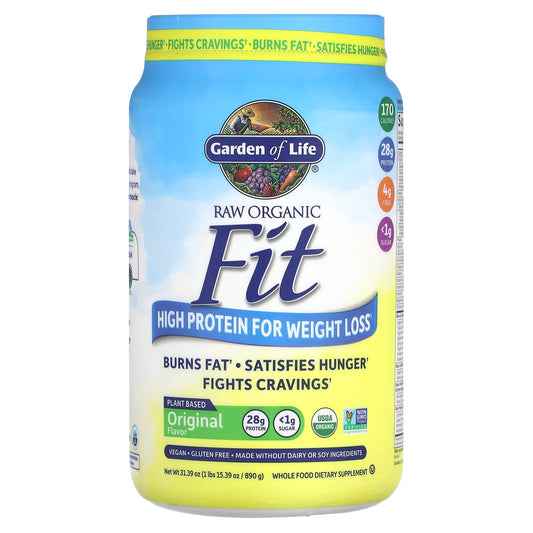 Garden of Life, RAW Organic Fit, High Protein for Weight Loss, Original, 1 lbs 15.39 oz (890 g)