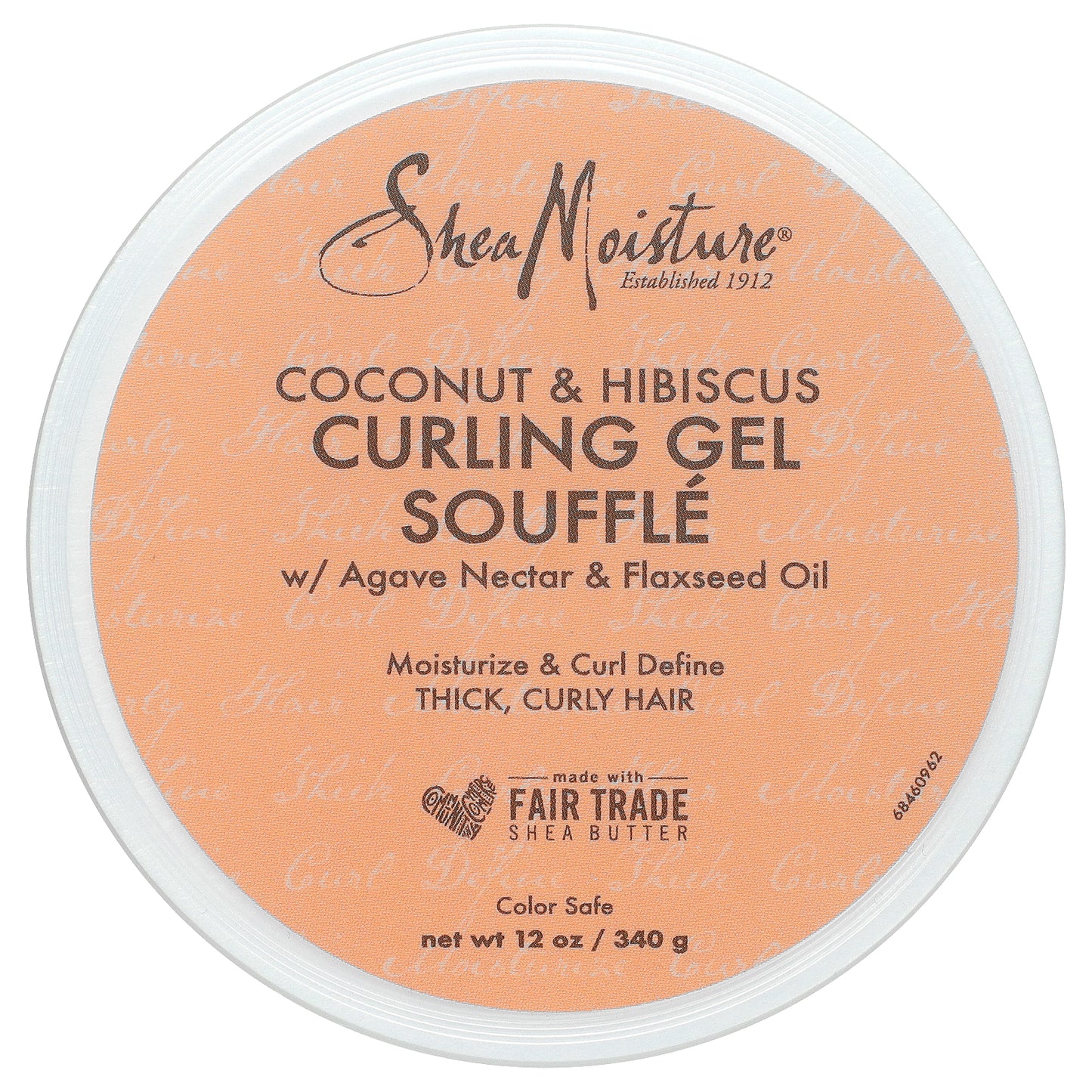 SheaMoisture, Curling Gel Souffle, Coconut & Hibiscus, 12 oz (340 g)