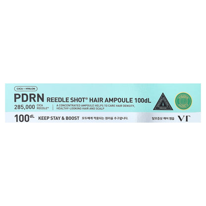 VT Cosmetics, PDRN Reedle Shot® Hair Ampoule 100dL, 0.5 fl oz (15 ml)