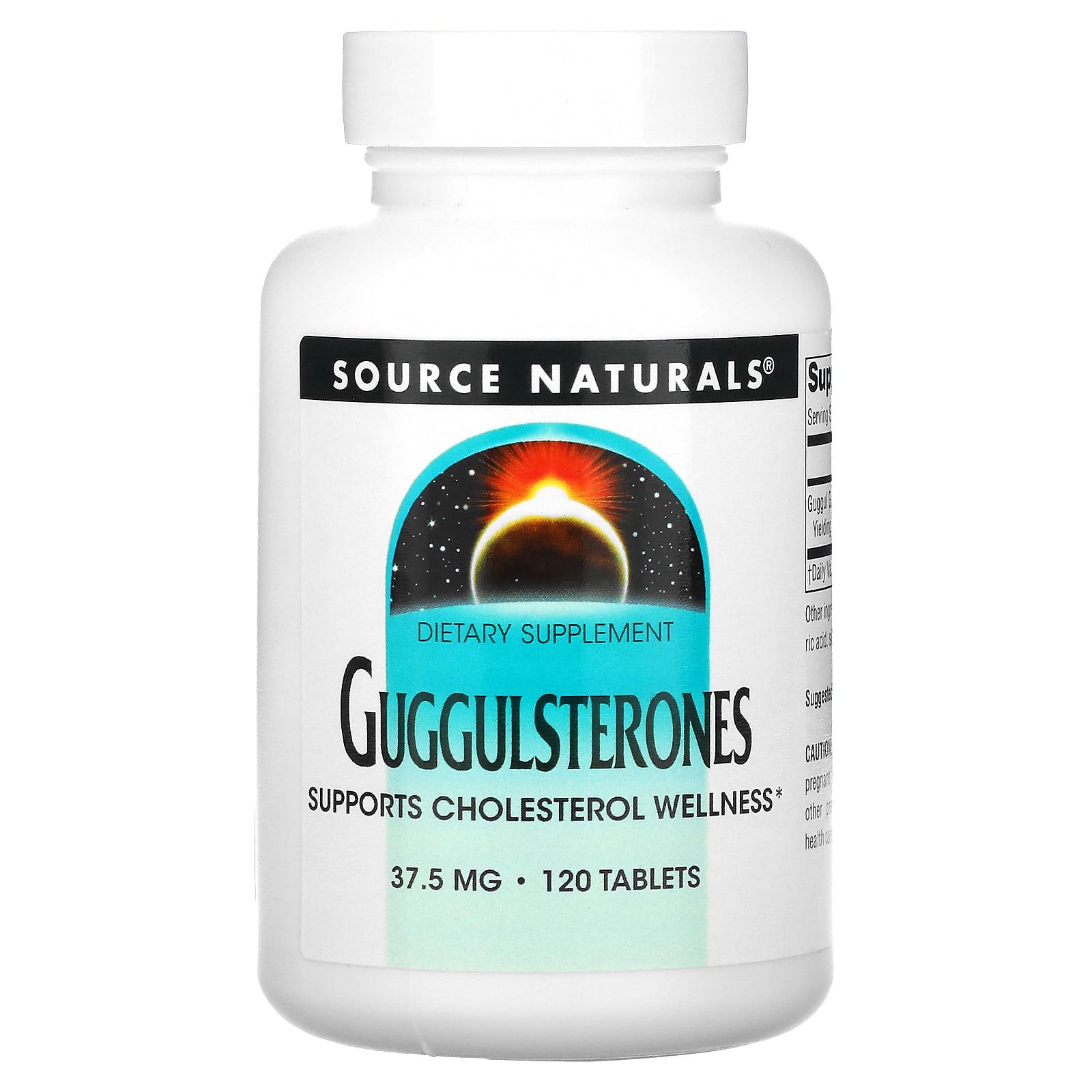 Source Naturals, Guggulsterones, 37.5 mg, 120 Tablets