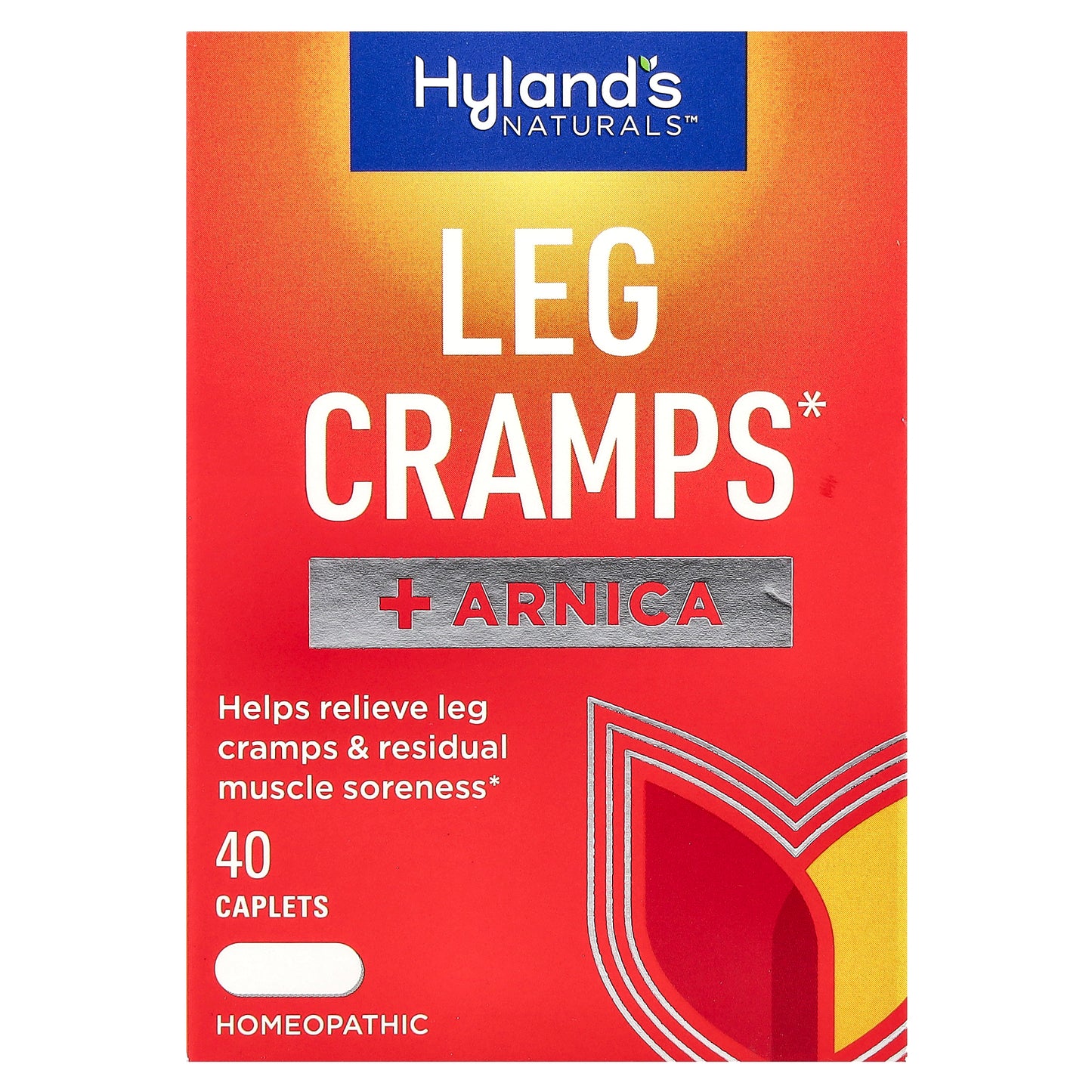 Hyland's Naturals, Leg Cramps + Arnica, 40 Caplets