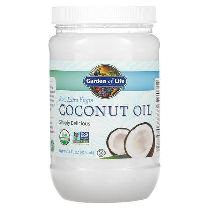 Garden of Life, Raw Extra Virgin Coconut Oil, 14 fl oz (414 ml)