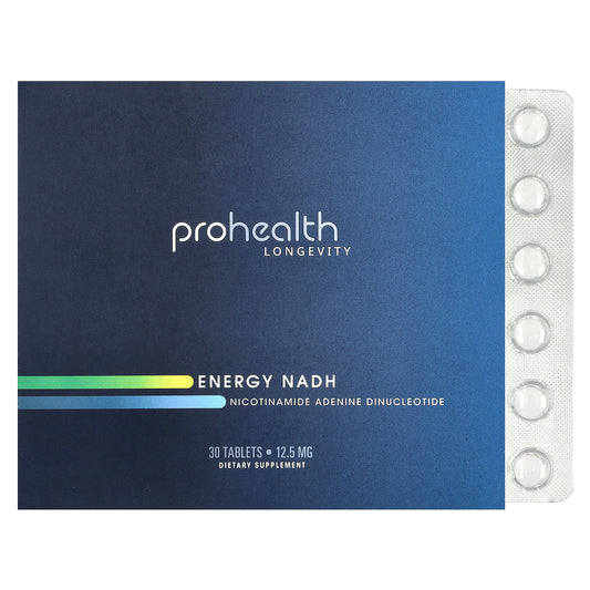 ProHealth Longevity, Energy NADH, 12.5 mg , 30 Tablets