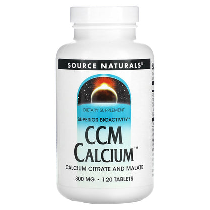 Source Naturals, CCM Calcium, 300 mg, 120 Tablets