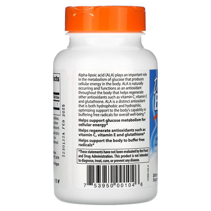 Doctor's Best, Alpha-Lipoic Acid 150, 150 mg, 120 Veggie Caps